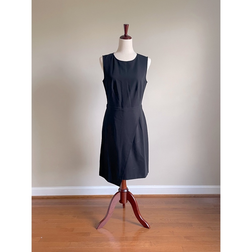 H by Halston Classic Little Black Wrap Dress
